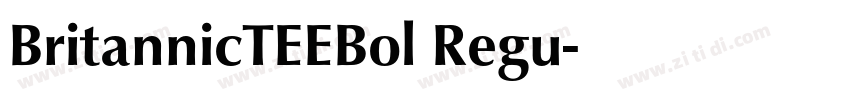 BritannicTEEBol Regu字体转换